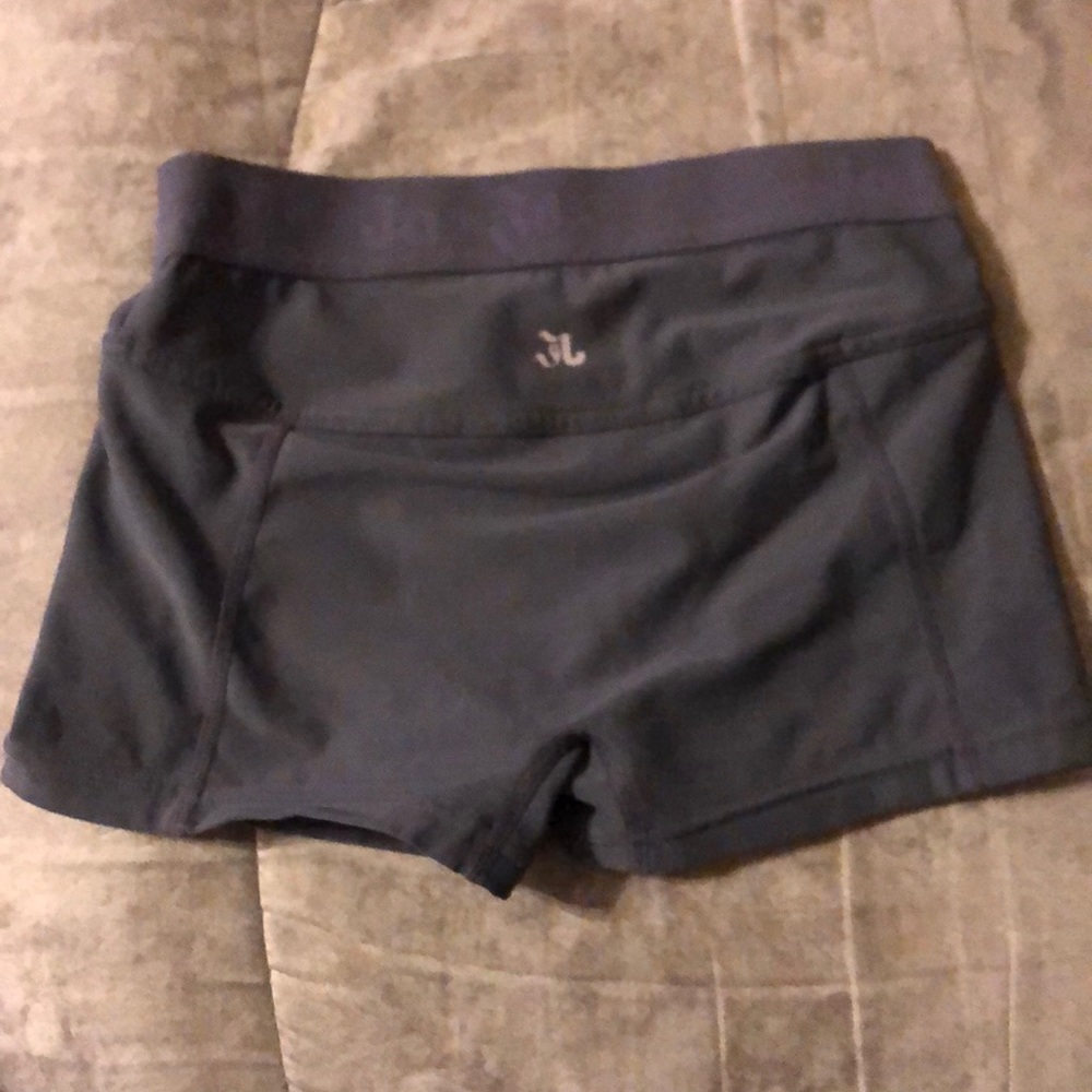 dark gray booty shorts